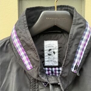 Black Organic Men's Windbreaker Jacket